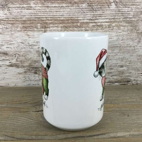 Feline Navidad Cat 15 oz Ceramic Christmas Coffee Mug - Picture 2 of 3